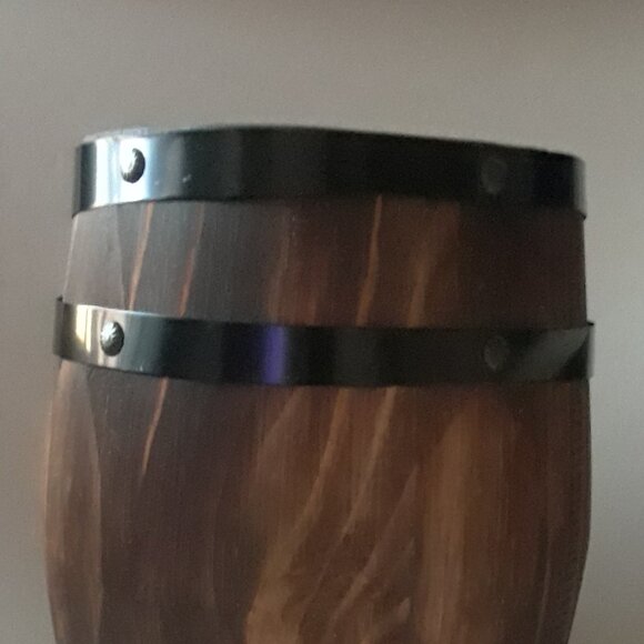 Wooden Whiskey/Wine Barrel For Bar Or Home Decor - Picture 3 of 10